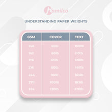 Hamilco White Cardstock Thick Paper 8 1/2 x 11" Heavy Weight 110 lb Cover Card Stock - 50 Pack