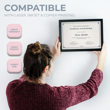 Hamilco Cream Colored Cardstock Thick Paper - Blank Index Flash Note & Post Cards - Greeting Invitations Stationary - Flat 5 X 7" Heavy Weight 80 lb Card Stock for Printer – 100 Pack