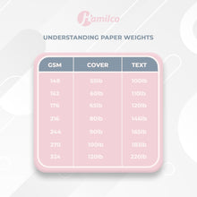 Hamilco Bright White Cardstock Scrapbook Paper Vellum 67lb cover 8.5" x 11" Card Stock 50 Pack