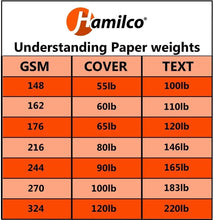 Hamilco 6x6 Cream White Scrapbook Cardstock Paper Heavyweight 100lb Cover Card Stock 100 Pack