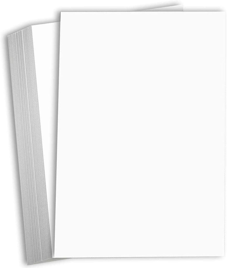 White CardStock Heavyweight | 8.5 x 11 Thick Paper Cardstock | 100lb Cover  (270gsm) - 50 Sheets Per Pack