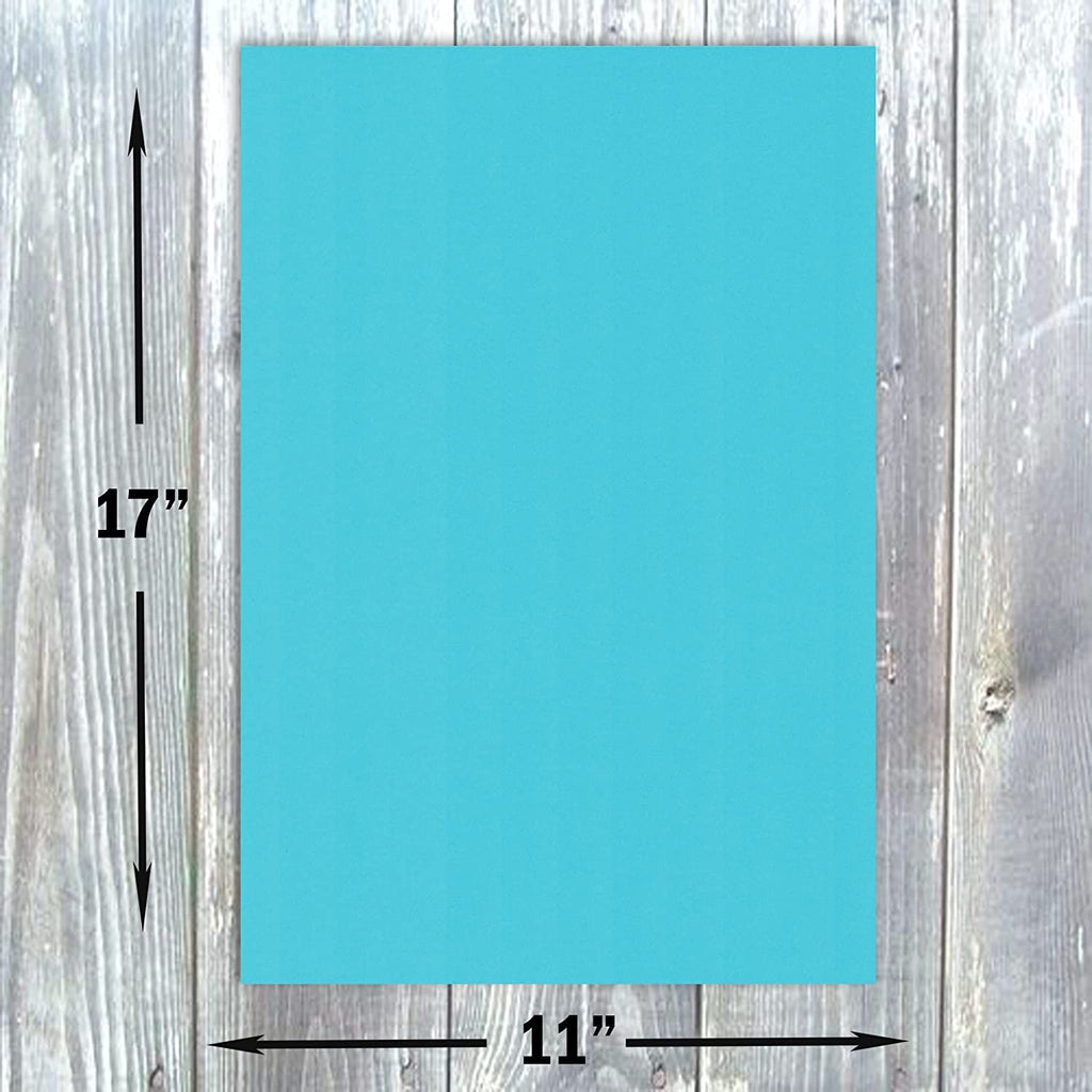  Hamilco Colored Cardstock Paper 11 x 17 Dodger Blue Color  Card Stock Paper 50 Pack : Everything Else
