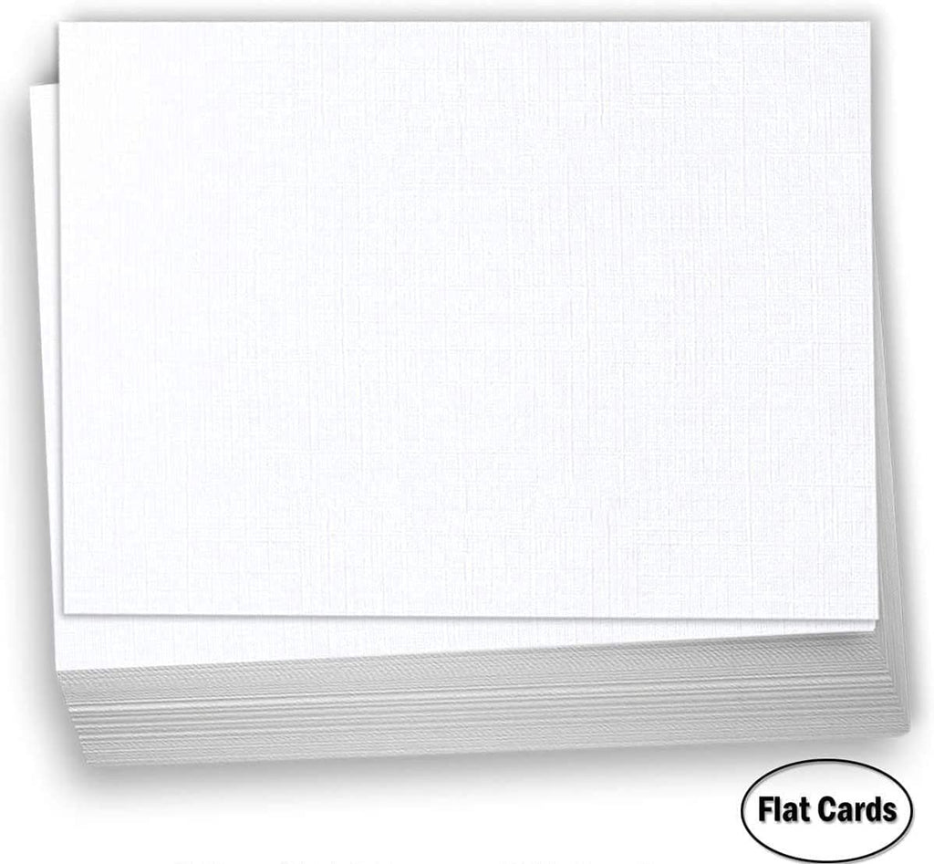 100 Blank Cards / 4x3 Note Card //Kraft Cardstock / Flat Blank