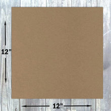 Hamilco Brown Colored Kraft Cardstock Scrapbook Paper 12x12 Heavy Weight 80 lb Cover – 25 Pack
