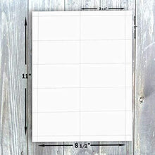 Hamilco Blank Business Cards Card Stock Paper – White Mini Note Index Perforated Cardstock for Printer – Heavy Weight 80 lb 3 1/2 x 2" – 100 Sheets 1000 Cards