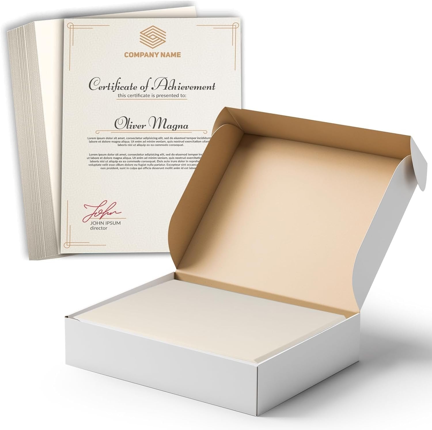 Hamilco Cream Colored Cardstock Thick Paper - Blank Index Flash Note & Post Cards - Greeting Invitations Stationary - Flat 5 X 7" Heavy Weight 80 lb Card Stock for Printer – 100 Pack