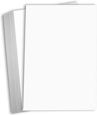 Hamilco White Cardstock Thick 11x17 Paper - Heavy Weight 110 lb Cover Card Stock 25 Pack (Bright)