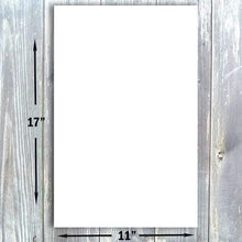 Hamilco White Cardstock Thick 11x17 Paper - Heavy Weight 110 lb Cover Card Stock 25 Pack (Bright)