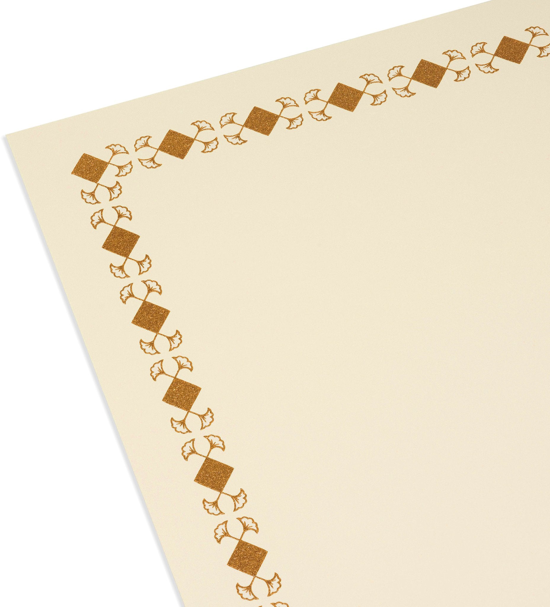 Hamilco Cream Color Vellum Certificate Cardstock Paper with Raised Print Border – 8 1/2 x 11" 65 lb Cover Card Stock for Printer - 50 Sheets