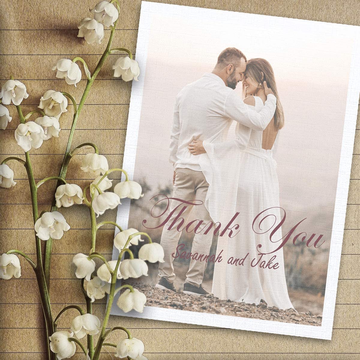 Hamilco 5x7 White Linen Cardstock Paper Blank Index Cards Card Stock 80lb Cover – 50 Pack