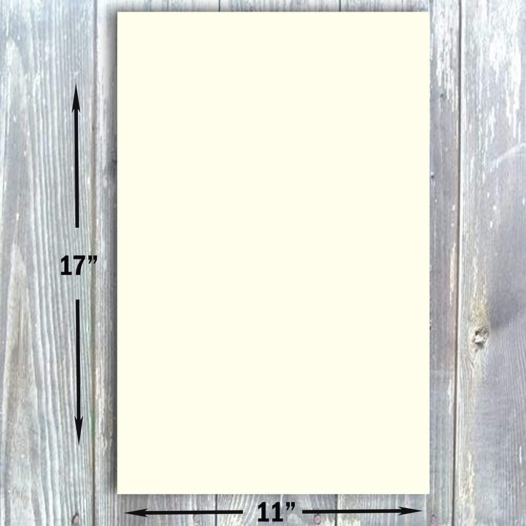 Hamilco Blank Cards and Envelopes CREAM Cardstock Paper 4.5 x 6.25 A –
