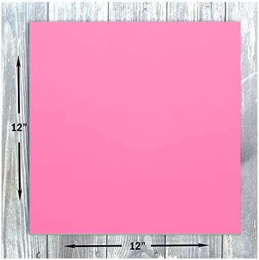 Hamilco Colored Scrapbook Cardstock Paper 12x12 Card Stock Paper 65 lb Cover 25 Pack (Taffy Pink) - Hamilco.com