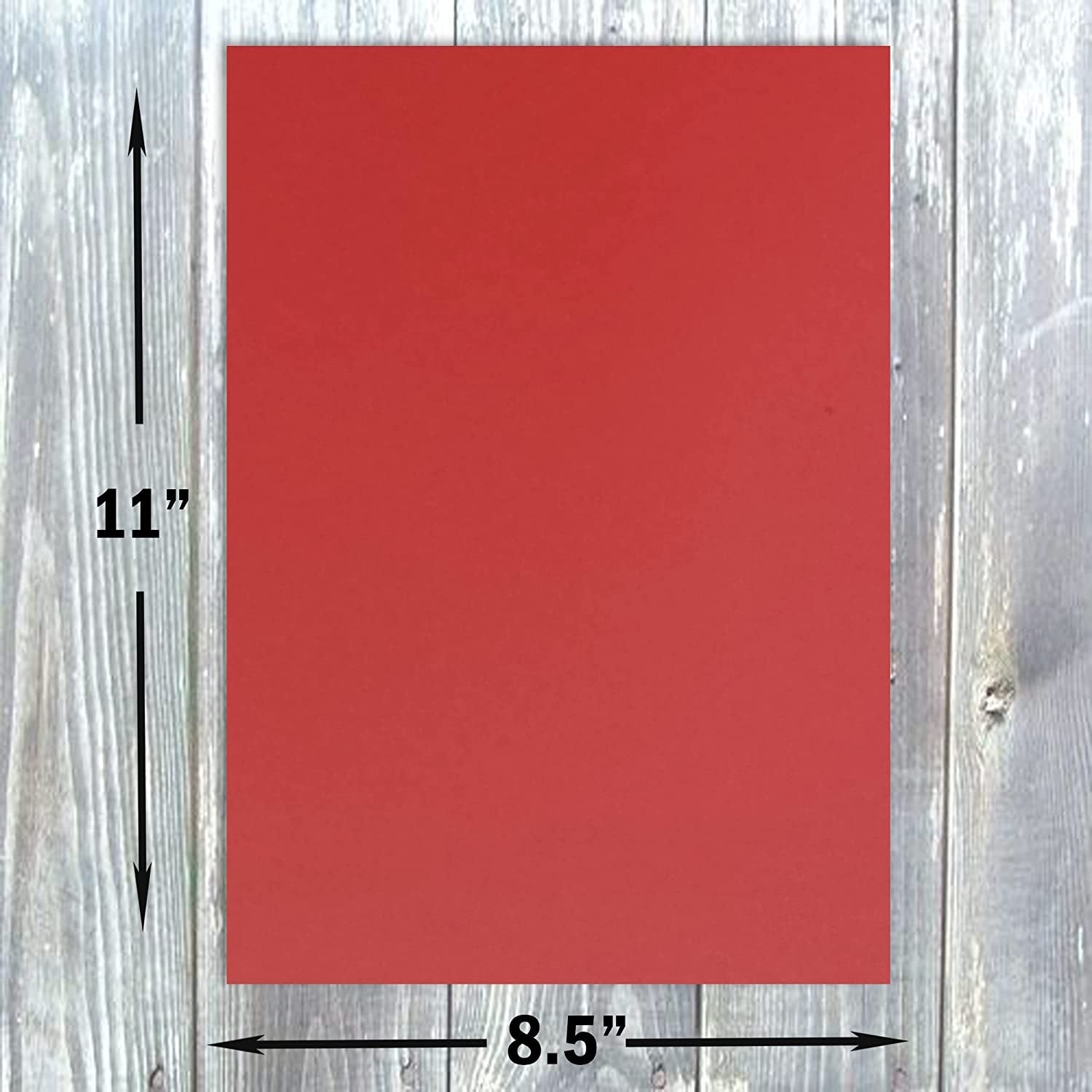 Hamilco Colored Cardstock Scrapbook Paper 8.5" x 11" Crimson Red Color Card Stock Paper 50 Pack - Hamilco.com