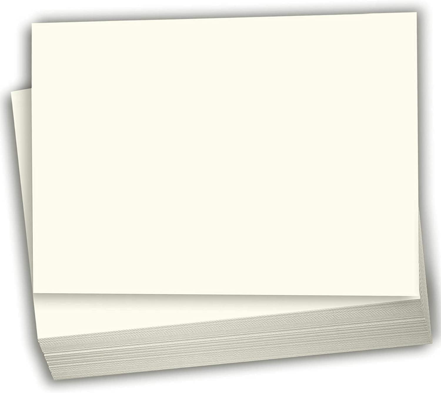 Hamilco Cream White Cardstock Paper 6x9 Blank Index Cards Card Stock 80lb Cover 100 Pack - Hamilco.com