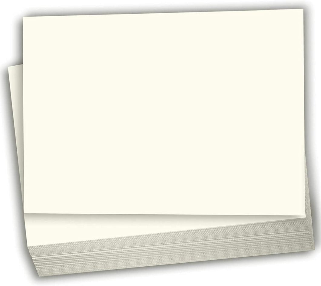 Hamilco Cream White Cardstock Paper 6x9 Blank Index Cards Card Stock 8 –