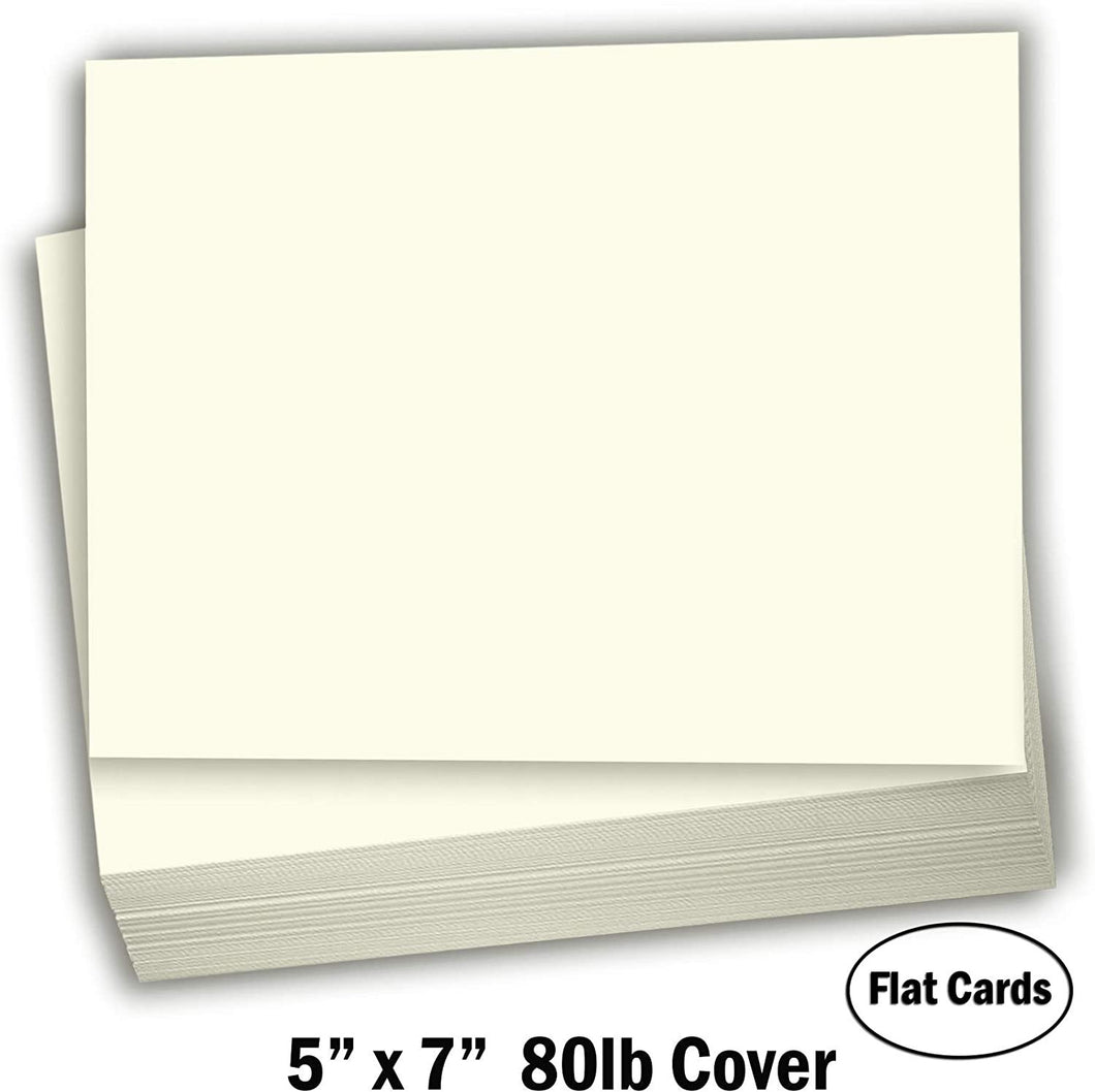 Hamilco Cream Colored Cardstock Thick Paper - 8 1/2 x 11 Heavy Weight 80  lb Cover Card Stock for Printer - 50 Pack - Imported Products from USA -  iBhejo