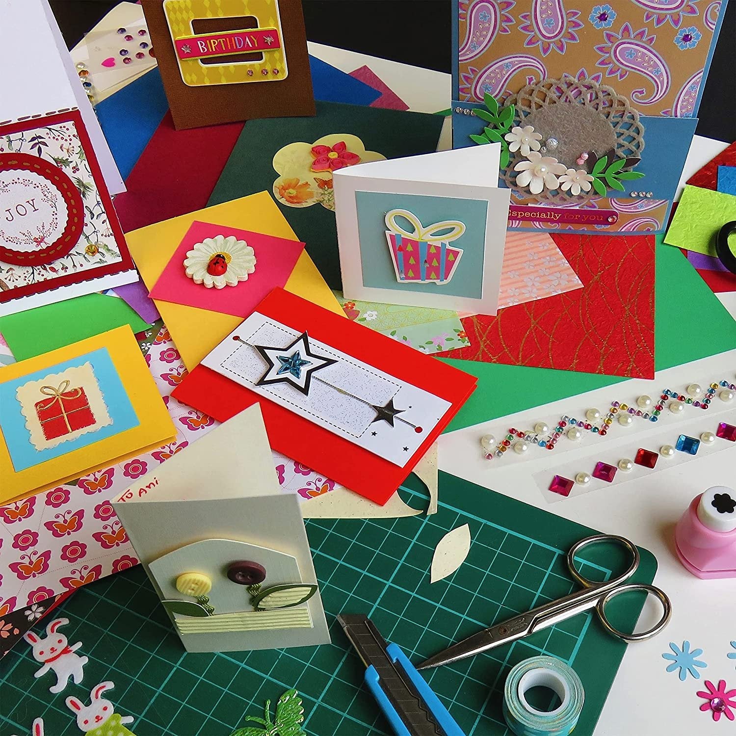 Hamilco Colored Cardstock Paper 11" x 17" Punch Red Color Card Stock Paper 50 Pack - Hamilco.com