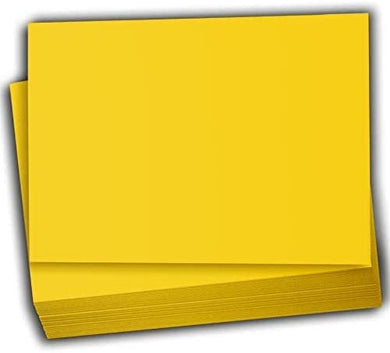 Hamilco Colored Scrapbook Cardstock Paper 4x6 Card Stock Paper 65 lb Cover 100 Pack (Dandelion Yellow)