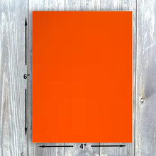 Hamilco Colored Scrapbook Cardstock Paper 4x6 Card Stock Paper 65 lb Cover 100 Pack (Fire Orange)