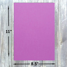 Hamilco Colored Cardstock Scrapbook Paper 8.5" x 11" Pearly Purple Color Card Stock Paper 50 Pack