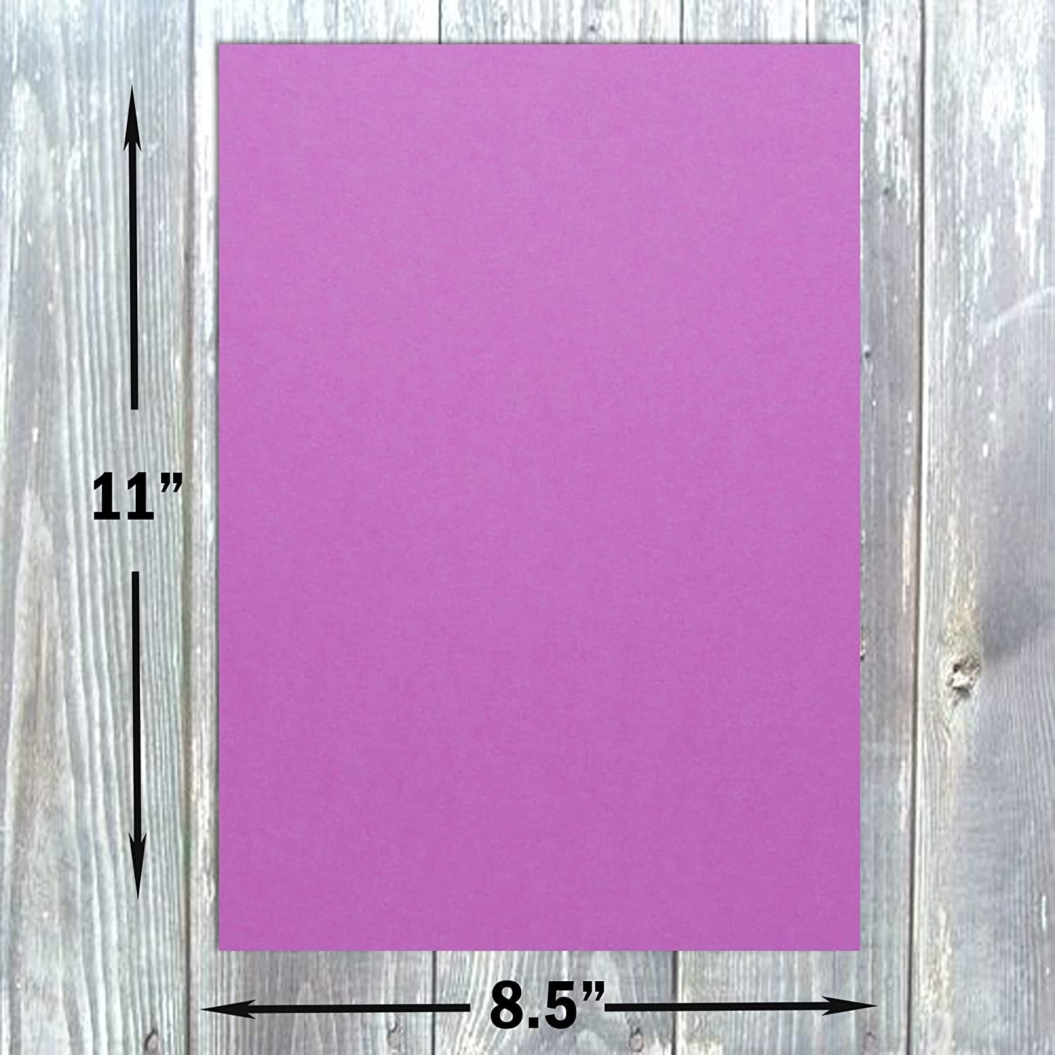 Hamilco Colored Cardstock Scrapbook Paper 8.5" x 11" Pearly Purple Color Card Stock Paper 50 Pack - Hamilco.com