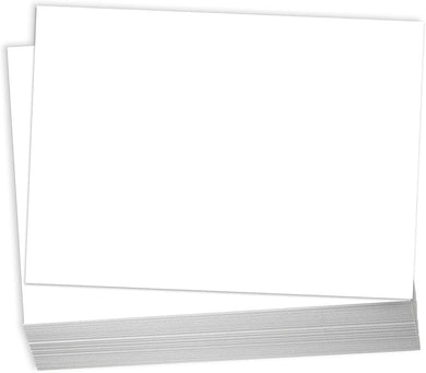 Hamilco Blank Cards 5x7 White Cardstock Paper 100 lb Cover Card Stock 100 Pack