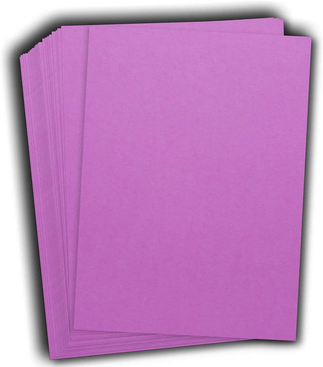 Hamilco Colored Cardstock Paper 11 x 17 Pearly Purple Color Card