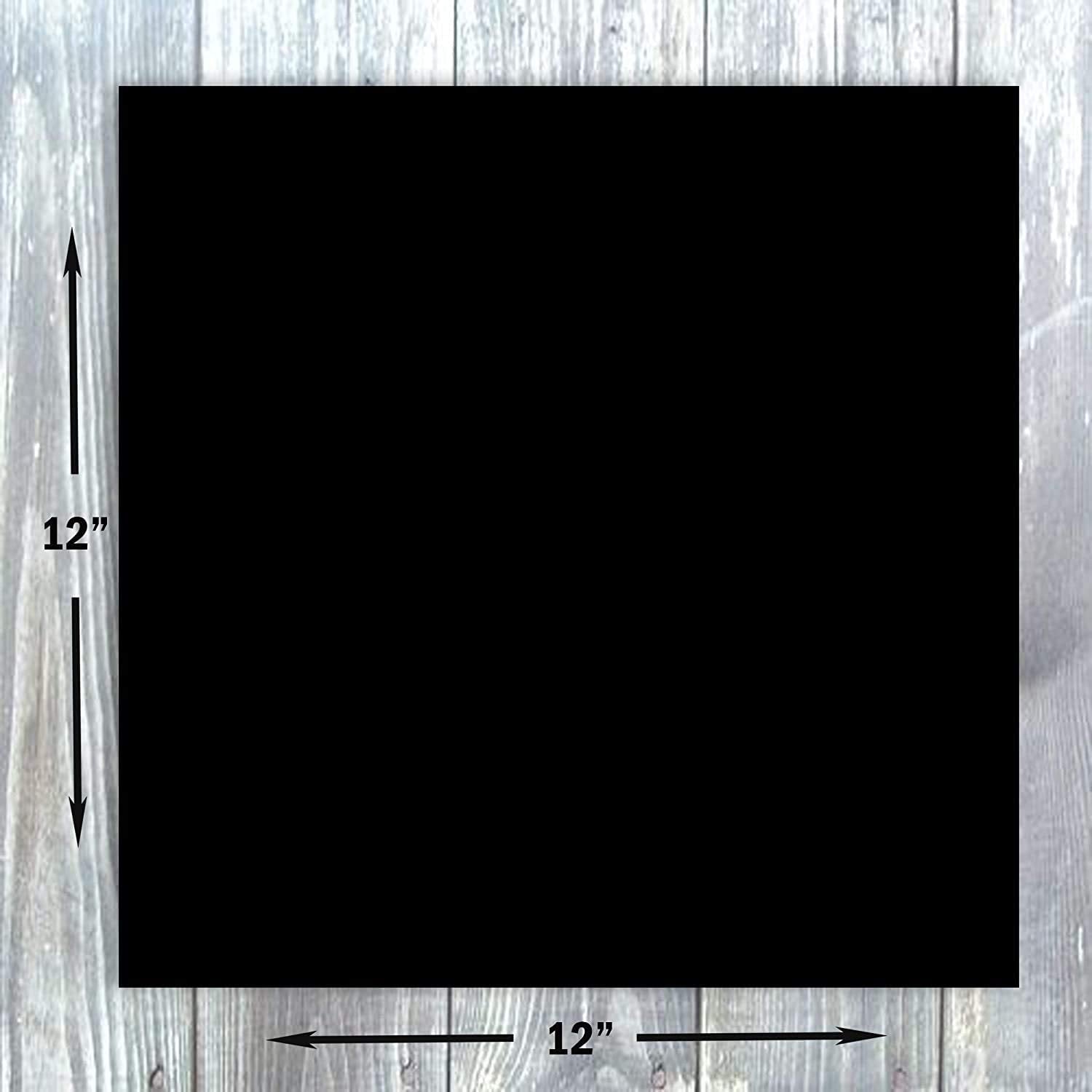 Hamilco Card Stock Scrapbook Paper 12x12 Black Colored 65lb Cardstock – 25 Pack - Hamilco.com