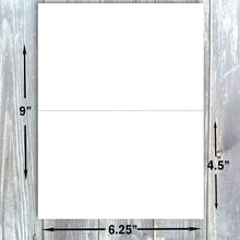 Hamilco Blank Cards and Envelopes CREAM Cardstock Paper 4.5" x 6.25" A6 Folded Cards with Envelopes 100 Pack