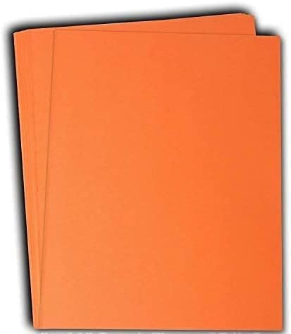 Hamilco Colored Cardstock Paper 11" x 17" Peach Flower Color Card Stock Paper 50 Pack - Hamilco.com