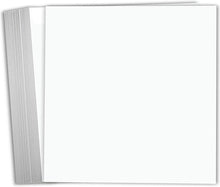 Hamilco White Cardstock Scrapbook Paper 12x12 65lb Card Stock – 25 Pack
