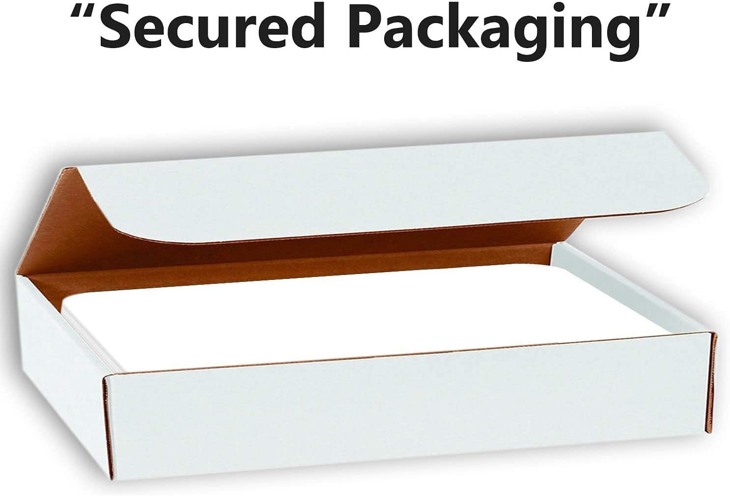 Hamilco White Cardstock Thick Paper - Blank Index Flash Note & Post Cards with Rounded Corners - Greeting Invitations Stationery 5 X 7" Heavy weight 100 lb Card Stock (100 Pack) - Hamilco.com