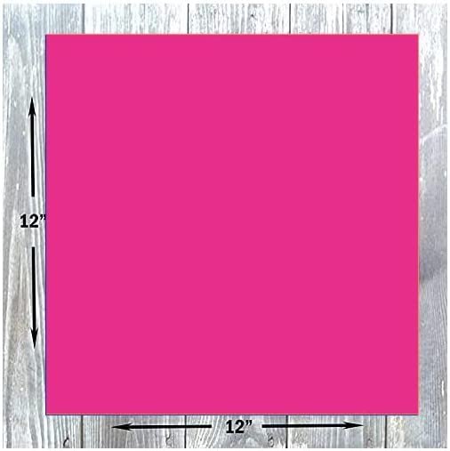 Hamilco Colored Scrapbook Cardstock Paper 12x12 Card Stock Paper 65 lb Cover 25 Pack (Fuchsia Pink) - Hamilco.com