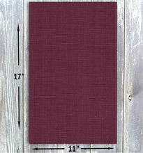 Hamilco Burgandy Linen Textured Cardstock Thick Paper - 11 x 17" Heavy Weight 80 lb Cover Card Stock - 25 Pack