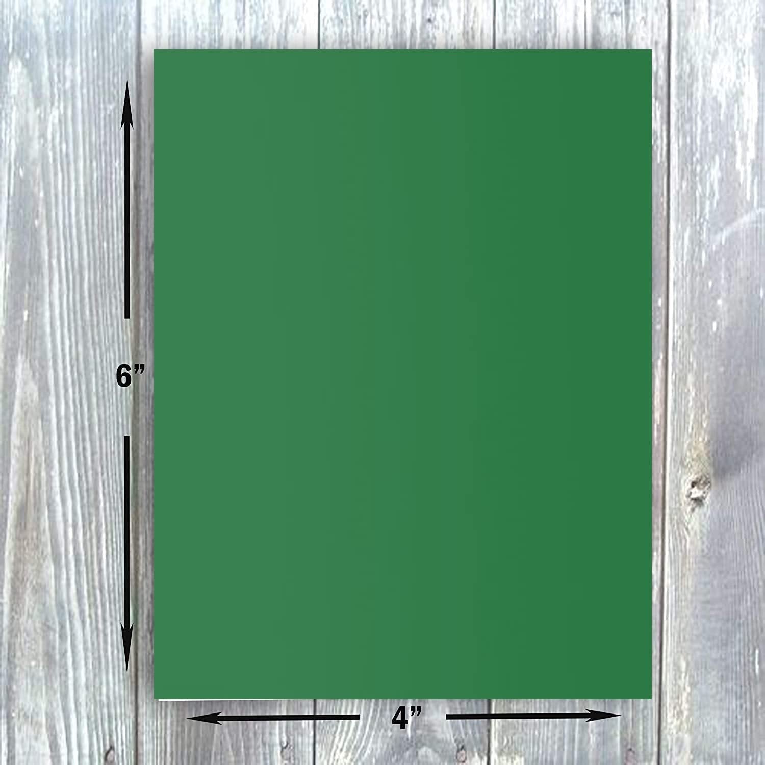 Hamilco Colored Scrapbook Cardstock Paper 4x6 Card Stock Paper 65 lb Cover 100 Pack (Brilliant Green) - Hamilco.com