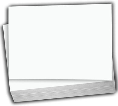 Hamilco Blank Index Cards 5 x 8 Card Stock 65lb Cover White Cardstock Paper - 100 Pack