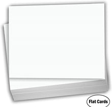 Hamilco White Cardstock - Flat 4 X 6" Heavy Weight 100 lb Card Stock for Printer - 100 Pack
