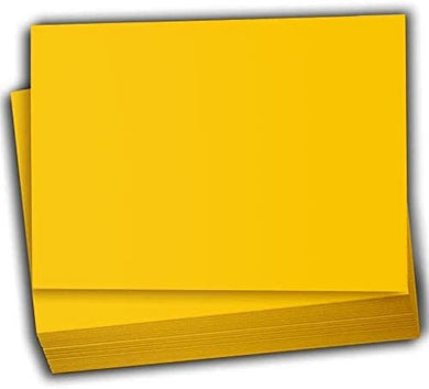 Hamilco Colored Scrapbook Cardstock Paper 4x6 Card Stock Paper 65 lb Cover 100 Pack (Sunflower Yellow)