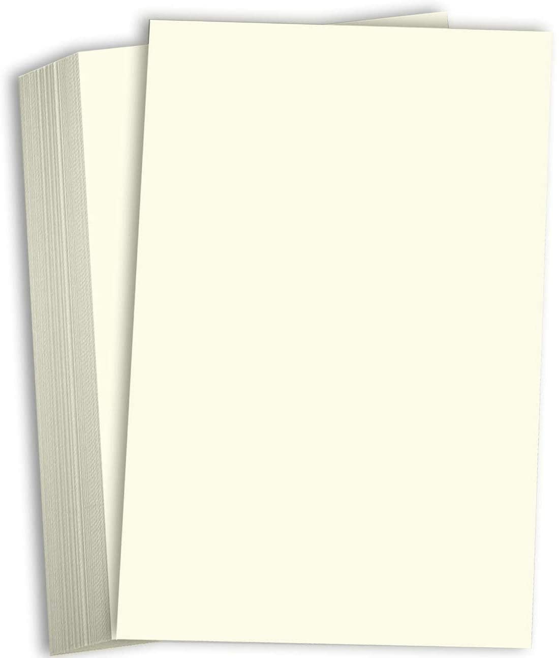 Hamilco Cream Cardstock 11x17 Paper Heavy Weight 80 lb Cover Card Stock 25 Pack - Hamilco.com