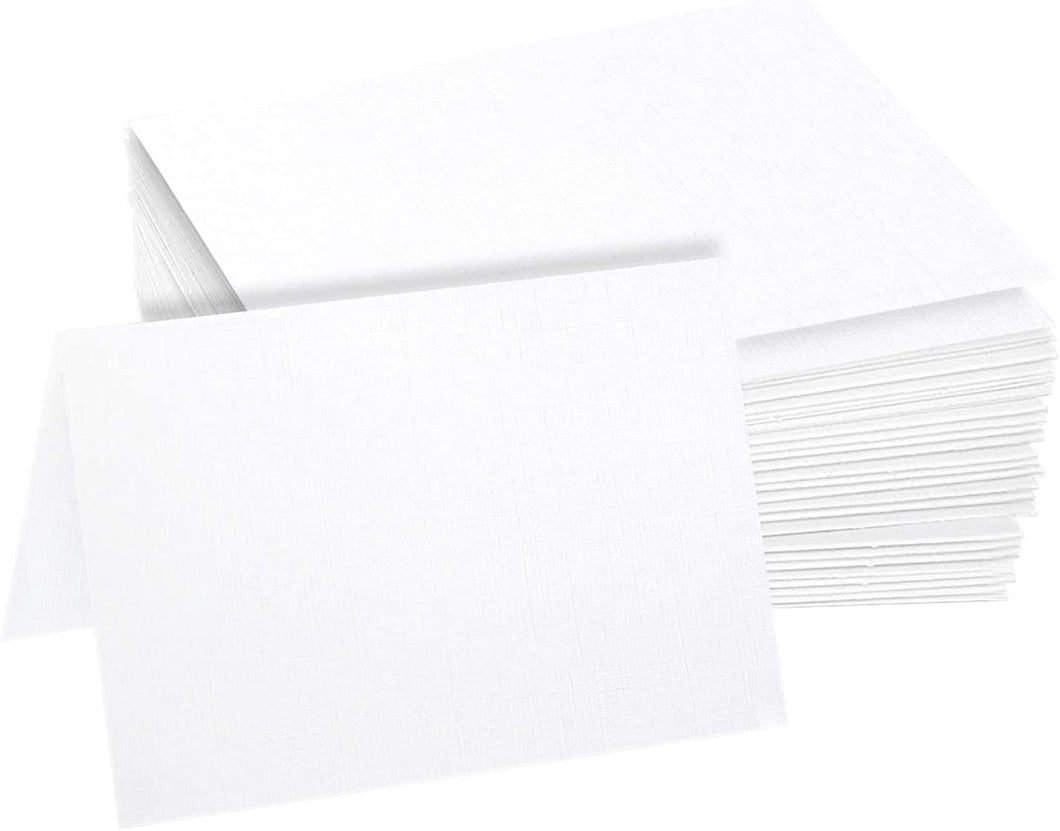 Hamilco Linen textured Cardstock Paper Blank Note Cards 4.5