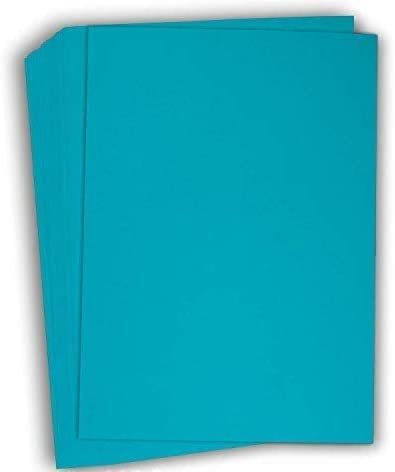 Hamilco Colored Cardstock Paper 11" x 17" Coral Teal Color Card Stock Paper 50 Pack - Hamilco.com