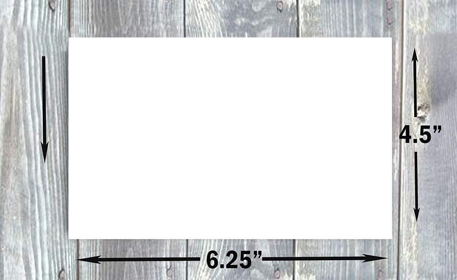 Hamilco Blank Cards and Envelopes - Flat 4.5" x 6.25" A6 Cream Cardstock Paper 80 lb Card Stock for Printer -100 Pack - Hamilco.com