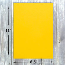 Hamilco Colored Cardstock Scrapbook Paper 8.5" x 11" Dandelion Yellow Color Card Stock Paper 50 Pack