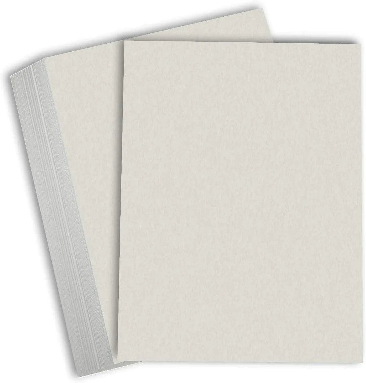 Hamilco Colored Cardstock Paper Gray Bristol Vellum Card Stock for Scrapbook Craft 8" x 10" - 67lb Cover for Printer - 50 Pack - Hamilco.com