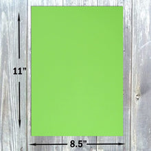 Hamilco Colored Cardstock Scrapbook Paper 8.5" x 11" Green Apple Color Card Stock Paper 50 Pack