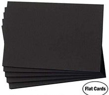Hamilco 6x9 Black Cardstock Paper 80 lb Cover Card Stock 100 Pack