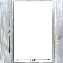 Hamilco Bright White Legal Cardstock Paper 8 1/2" x 14" Card Stock 100lb Cover 25 Pack