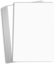 Hamilco White Cardstock Thick 11x17 Paper - Heavy Weight 80 lb Cover Card Stock 50 Pack