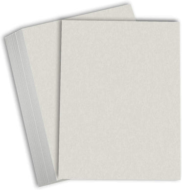 Hamilco Colored Carstock Paper Gray Bristol Vellum Card Stock for Scrapbook Craft 8 1/2 x 11