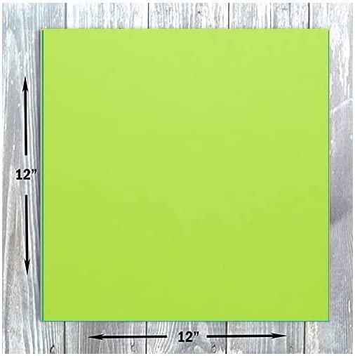 Hamilco Colored Scrapbook Cardstock Paper 12x12 Card Stock Paper 65 lb Cover 25 Pack (Pear Green) - Hamilco.com